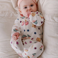 Nest Designs Organic Cotton Long Sleeve Footed Sleeper Muffin Man