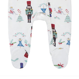 Nest Designs Organic Cotton Long Sleeve Footed Sleeper Nutcracker
