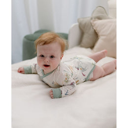 Nest Designs Long Sleeve Kimono Onesie Pony Express