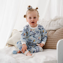 Nest Designs Organic Cotton Long Sleeve Two-Piece PJ Set Alouette