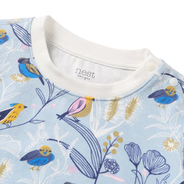 Nest Designs Organic Cotton Long Sleeve Two-Piece PJ Set Alouette