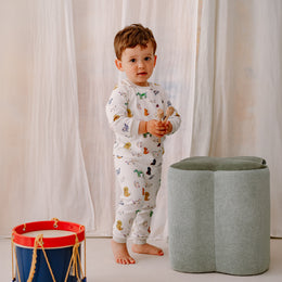 Nest Designs Organic Cotton Long Sleeve Two-Piece PJ Set Bingo