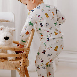 Nest Designs Organic Cotton Long Sleeve Two-Piece PJ Set Bingo