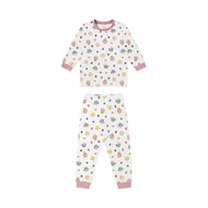 Nest Designs Organic Cotton Long Sleeve Two-Piece PJ Set Muffin Man