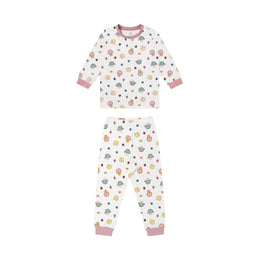 Nest Designs Organic Cotton Long Sleeve Two-Piece PJ Set Muffin Man