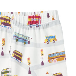 Nest Designs Organic Cotton Long Sleeve Two-Piece PJ Set Wheels on the Bus