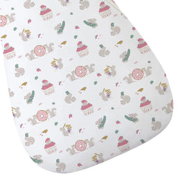 Nest Designs Organic Cotton Removable Long Sleeve Sleep Bag 1.0 Tog Very Squirrelly