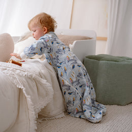 Nest Designs Organic Cotton Removable Sleeve Sleep Bag 1.0 Tog (6M - 18M)
