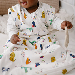 Nest Designs Organic Cotton Removable Sleeve Sleep Bag 1.0 Tog (6M - 18M)