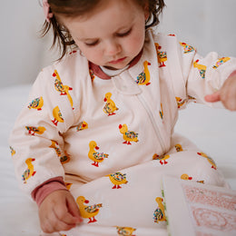 Nest Designs Organic Cotton Removable Sleeve Sleep Bag 1.0 Tog (6M - 18M)