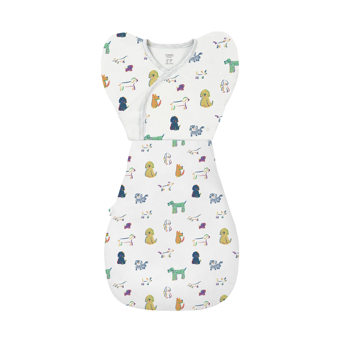 Nest Designs Organic Cotton Startle Stop Sleep Bag 1.0 TOG Bingo front product view