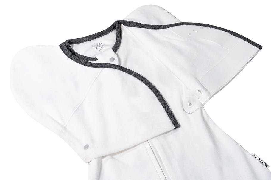 Nest Designs Organic Cotton Startle Stop Sleep Bag 1.0 TOG Bingo removable swaddle arms feature