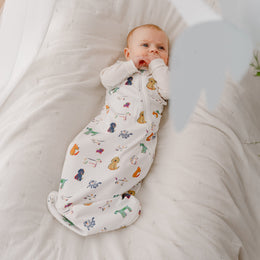 Nest Designs Organic Cotton Startle Stop Sleep Bag 1.0 TOG Bingo