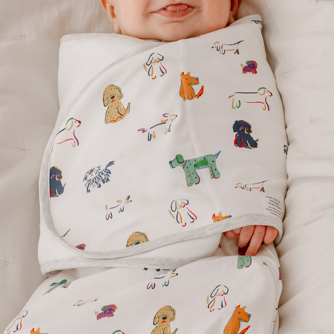 Nest Designs Organic Cotton Startle Stop Sleep Bag 1.0 TOG Bingo gallery view 2