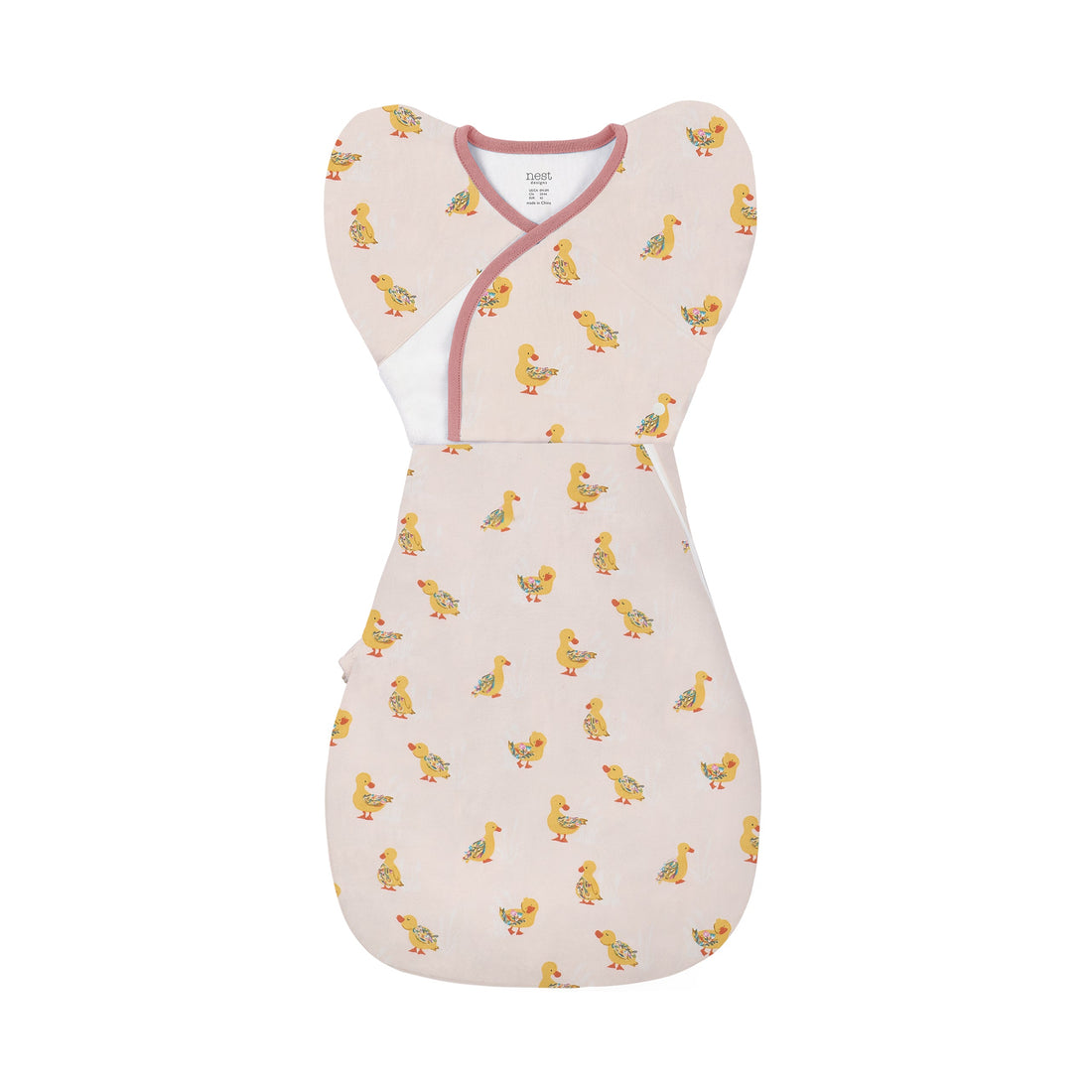 Nest Designs Organic Cotton Startle Stop Sleep Bag 1.0 TOG Five Little Ducks front product view