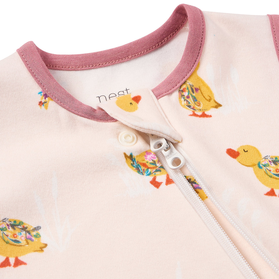 Nest Designs Organic Cotton Startle Stop Sleep Bag 1.0 TOG Five Little Ducks gallery view 3
