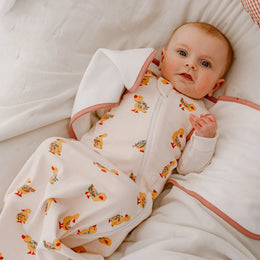 Nest Designs Organic Cotton Startle Stop Sleep Bag 1.0 TOG Five Little Ducks