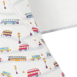 Nest Designs Organic Cotton Startle Stop Sleep Bag 1.0 TOG Wheels on the Bus