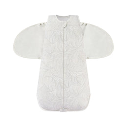 Nest Designs Organic Cotton Swaddle Sleep Bag 0.5/1.0 TOG Acanthus Fired Biscuit