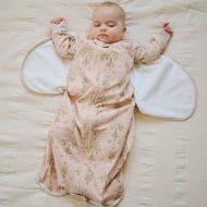 Nest Designs Organic Cotton Swaddle Sleep Bag 0.5/1.0 TOG Meadow Sweet