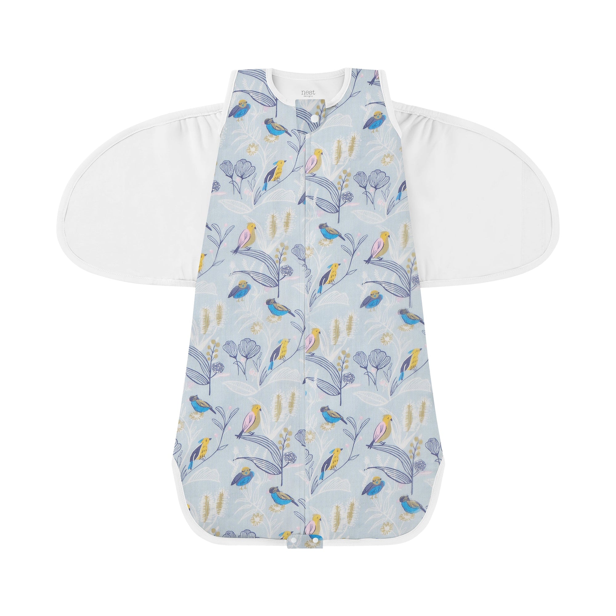 Nest Designs Organic Cotton Swaddle Sleep Bag 1.5 TOG