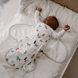 Nest Designs Organic Cotton Swaddle Sleep Bag 1.5 TOG
