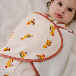 Nest Designs Organic Cotton Swaddle Sleep Bag 1.5 TOG
