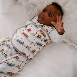 Nest Designs Organic Cotton Swaddle Sleep Bag 1.5 TOG