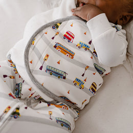 Nest Designs Organic Cotton Swaddle Sleep Bag 1.5 TOG