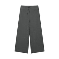 Nest Designs Rib Knit Bell Bottom Maternity Pants Charcoal