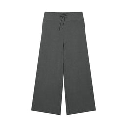 Nest Designs Rib Knit Bell Bottom Maternity Pants Charcoal