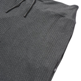 Nest Designs Rib Knit Bell Bottom Maternity Pants Charcoal