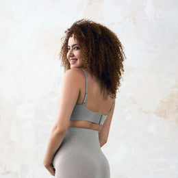 Nest Designs Bamboo Nest Bump Seamless Nursing Bra Slate