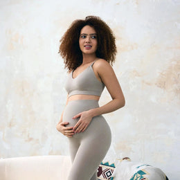 Nest Designs Bamboo Nest Bump Seamless Nursing Bra Slate
