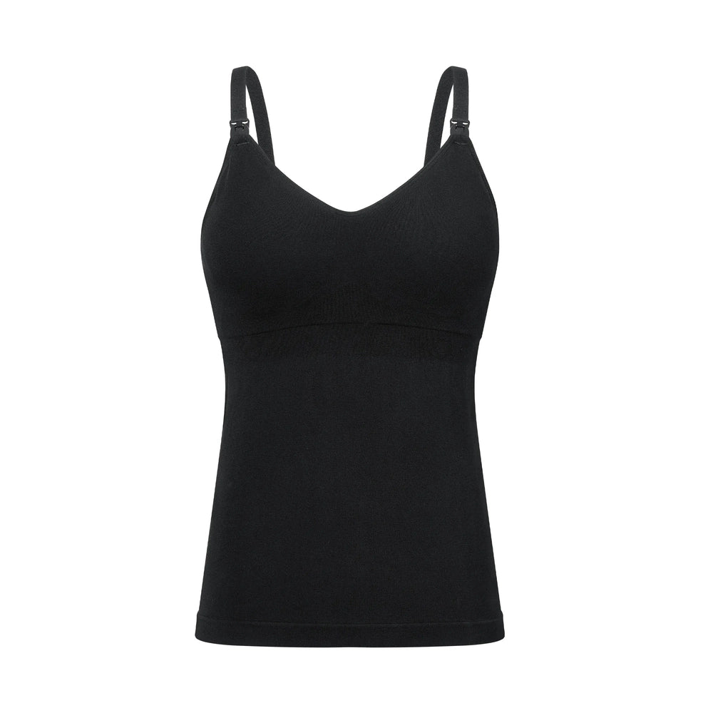 Nest Designs Seamless Nursing Camisole Black, product view 4