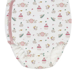 Nest Designs Short Sleeve Kimono Onesie Very Squirrelly