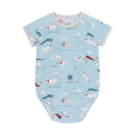 Nest Designs Short Sleeve Onesie Puppy Park