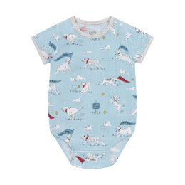 Nest Designs Short Sleeve Onesie Puppy Park