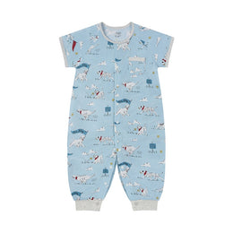 Nest Designs Short Sleeve Romper Puppy Park