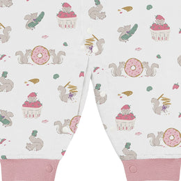 Nest Designs Short Sleeve Romper Very Squirrelly