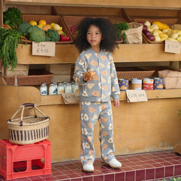 Petite Revery Smiley Brunch Baseball Jacket