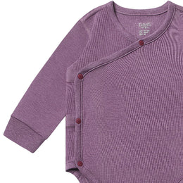Nest Designs Tanboocel Long Sleeve Kimono Onesie Purple Gumdrop