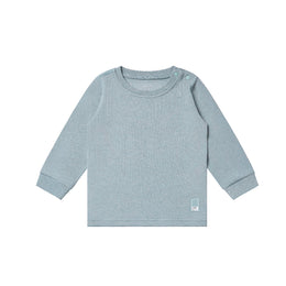 Nest Designs Tanboocel Two-Piece Long Sleeve Pj Set Slate