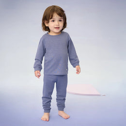 Nest Designs Tanboocel Two-Piece Long Sleeve Pj Set Twilight Purple