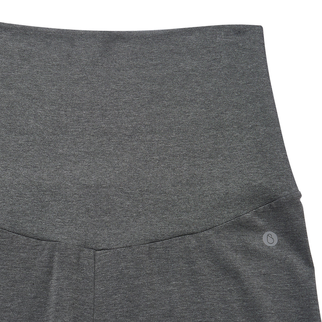 Nest Designs Turn Over Waistband Maternity Pants Charcoal hem detail