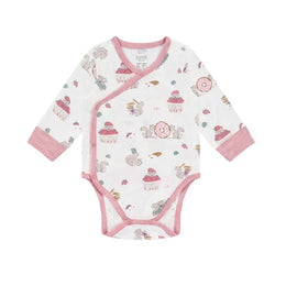 Nest Designs Bamboo Jersey Long Sleeve Onesie Very Squirrelly