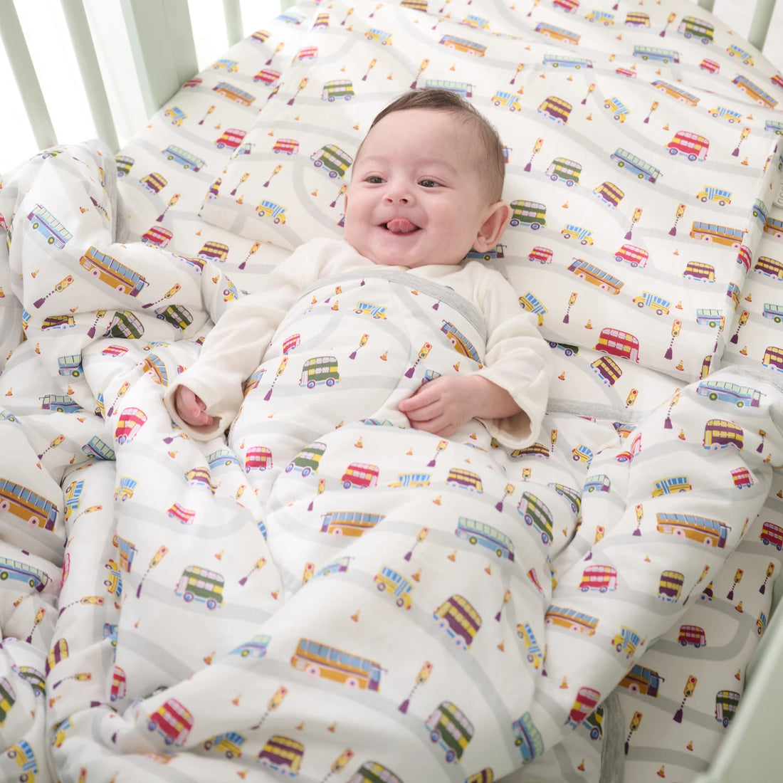 Nest Designs Winter Cozy Crib Blanket — lifestyle