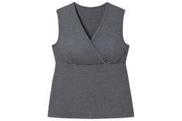 Nest Designs Women's Nursing Tank Top Charcoal