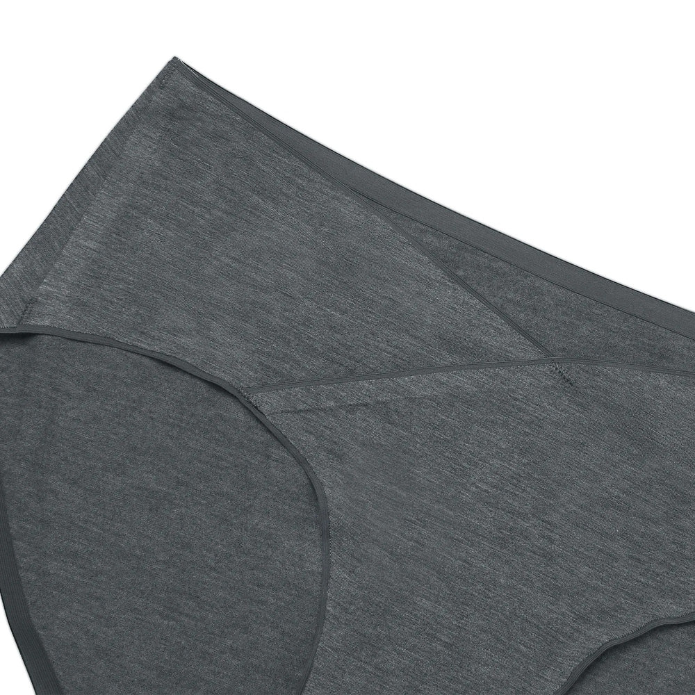 NEST DESIGNS Nest Designs Women's Underwear Warm Taupe/Charcoal seamless construction with contoured seam lines img 6/6