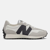 New Balance 327 Bungee Shoes Silver Birch With Black
